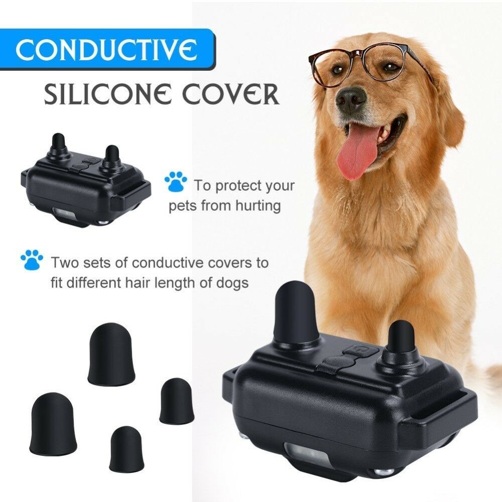 Dog Shock Collar Rechargeable with Remote Control - Waterproof 2600 FT - Dealjas