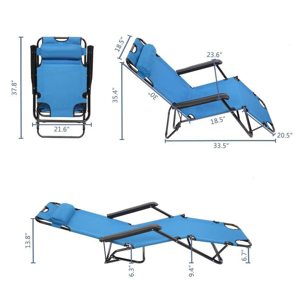 Folding Camping Bed Chair for Outdoor Hiking Camping Sleeping Pool - Dealjas