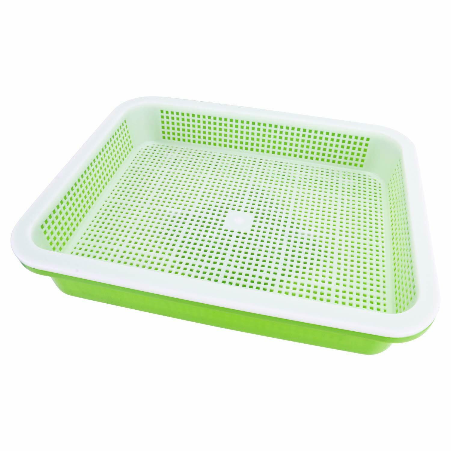 Seed Starting Trays Germination Plastic Seedling Tray with Dome 5 Packs - Dealjas